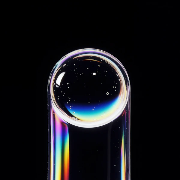 Vibrant Soap Bubble