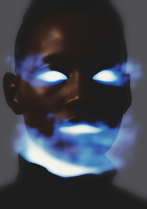Surreal Glowing Portrait