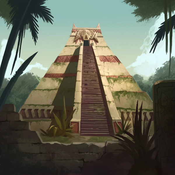 Ancient Mesoamerican Pyramid