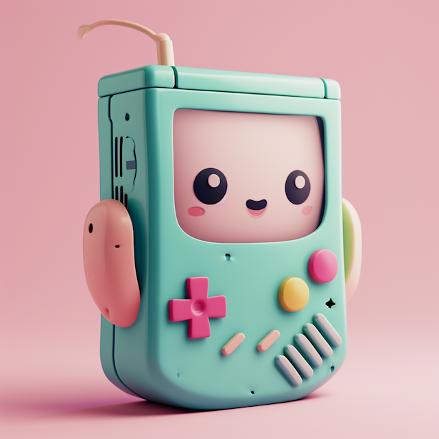 Cute Anthropomorphic Handheld Gaming Device