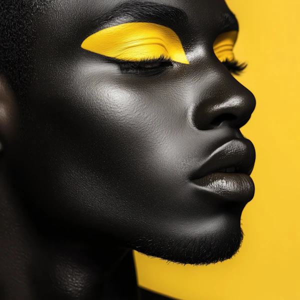 Artistic Makeup Close-Up