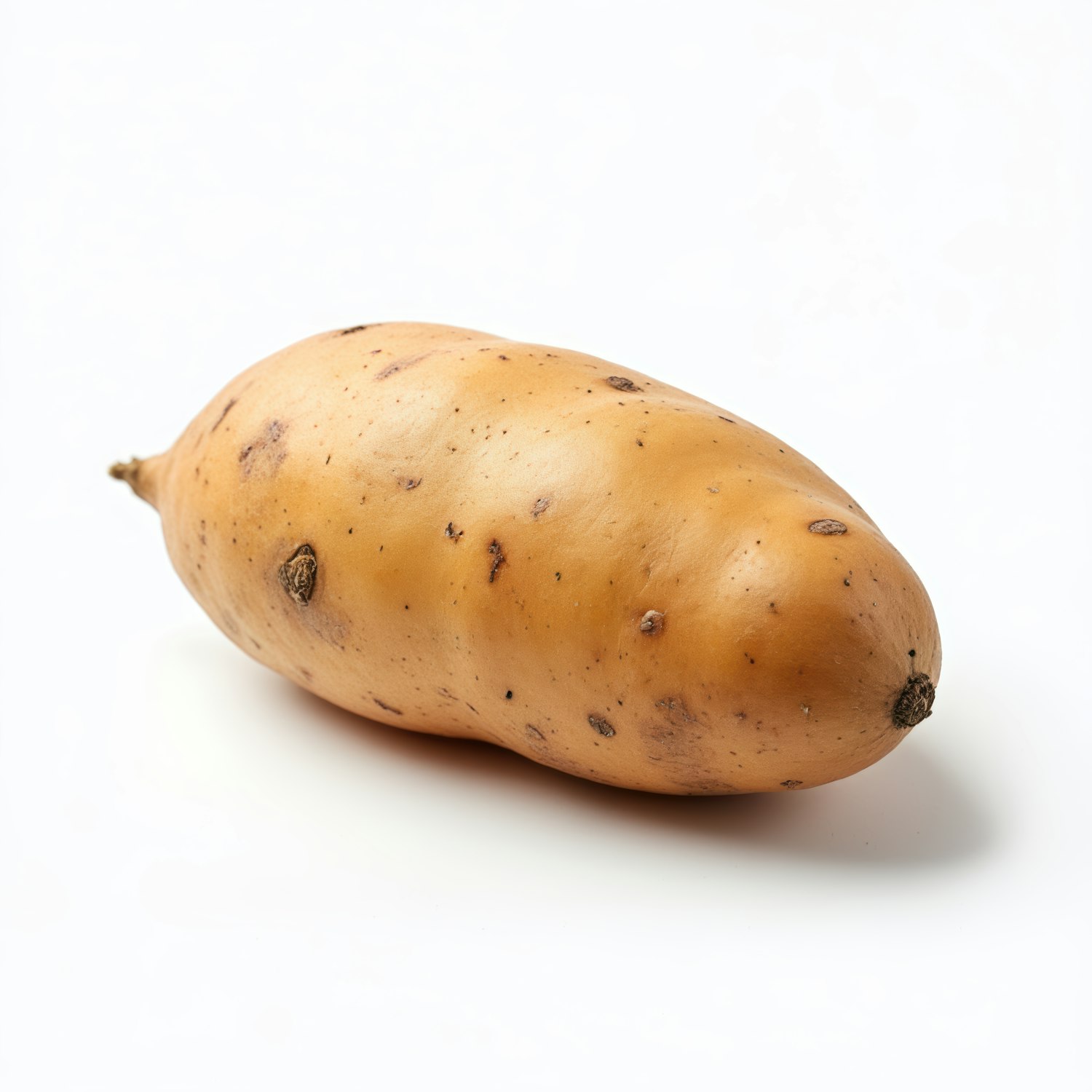 Sweet Potato on White Background