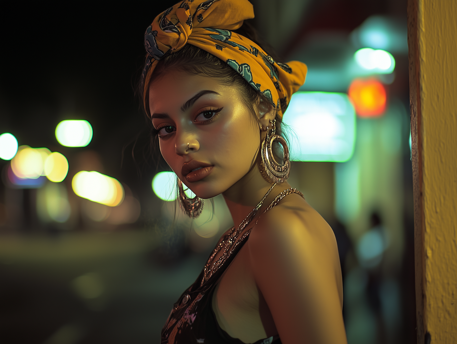 Urban Night Portrait