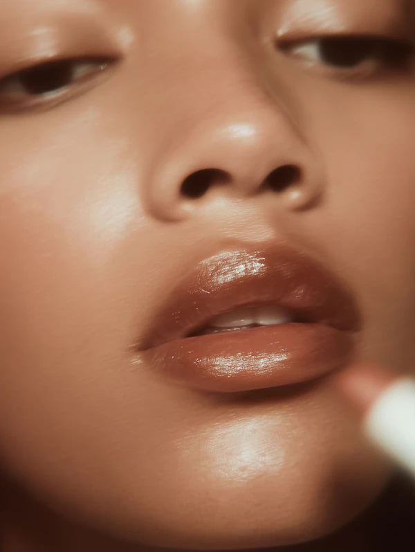 Lipstick Application Close-Up