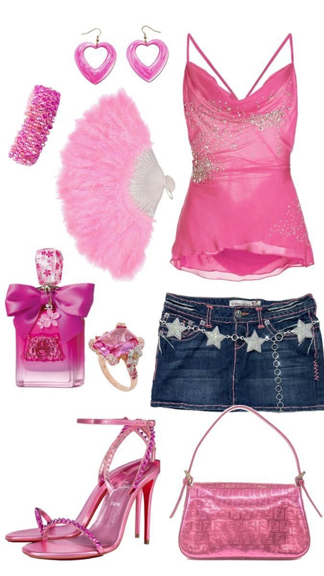 Pink Fashion Ensemble