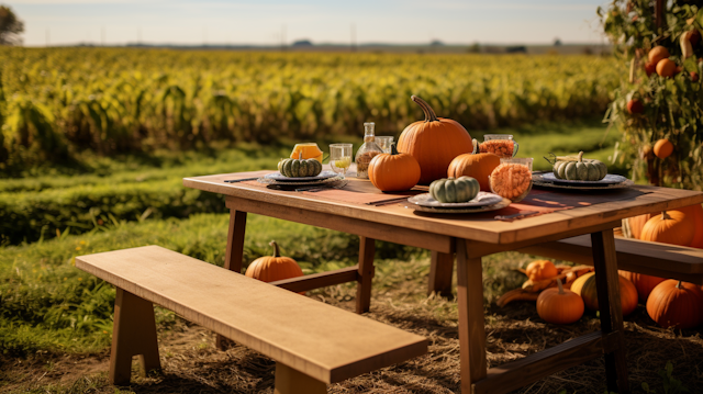 Autumnal Harvest Sunset Dinner