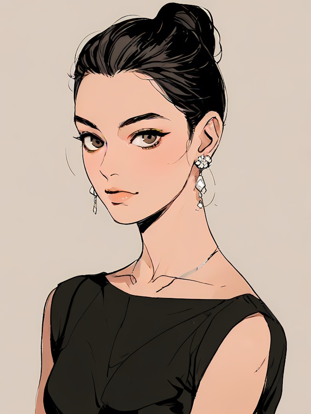 Elegant Woman Illustration