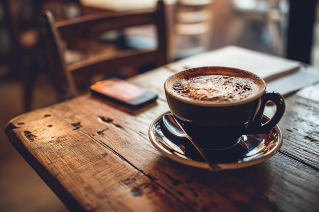 Rustic Morning Coffee Break