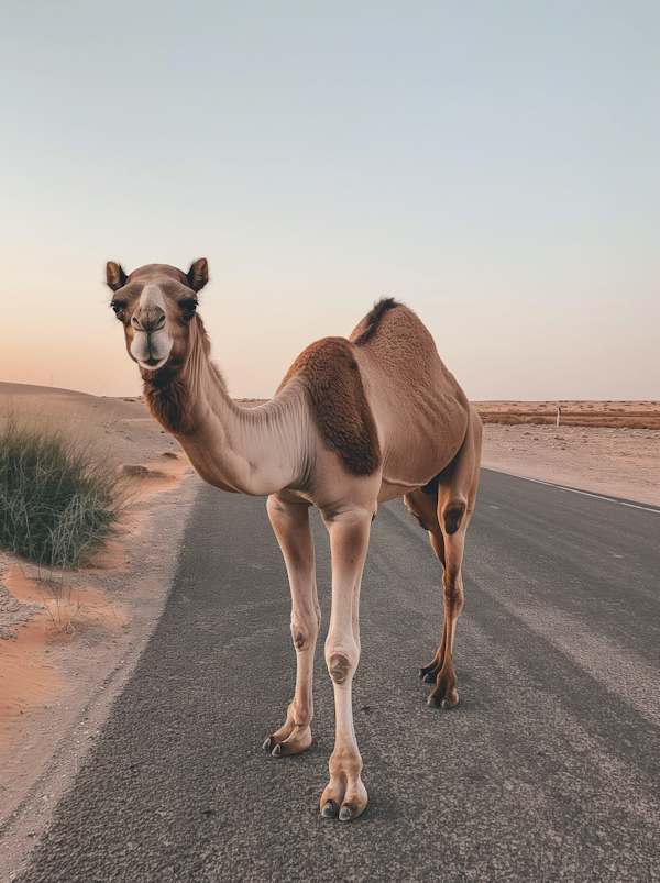 Desert Road Camel