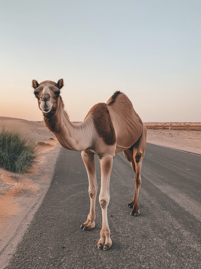 Desert Road Camel