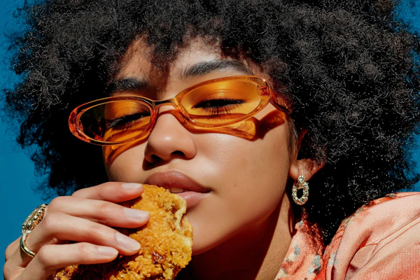 Stylish Sandwich Enjoyment