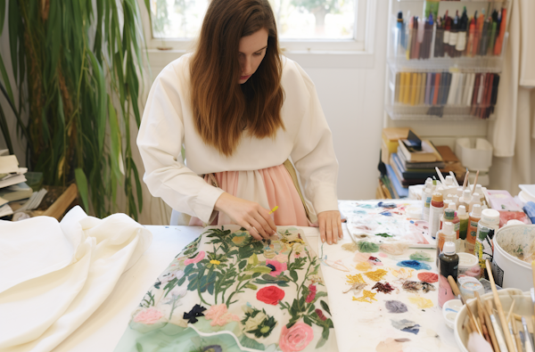 The Textile Artist at Work