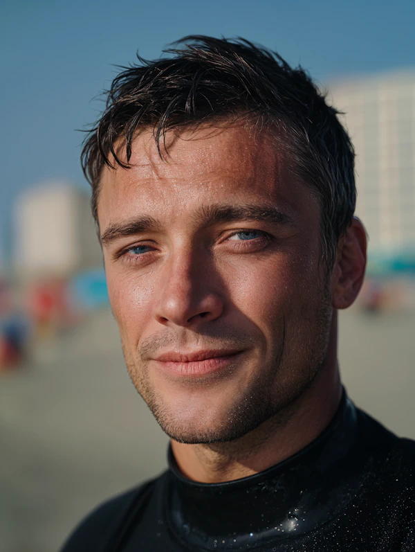 Beach Portrait of Man