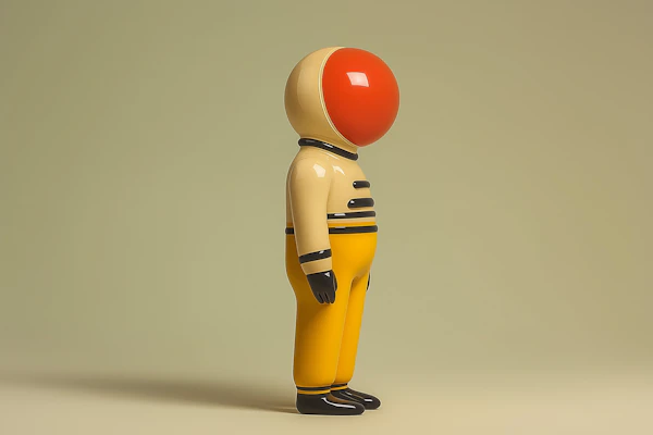 Stylized Astronaut Art
