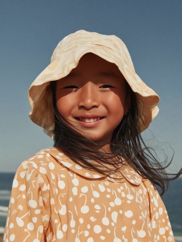 Girl on Sunny Beach