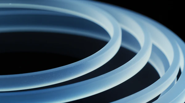 Glowing Blue Rings