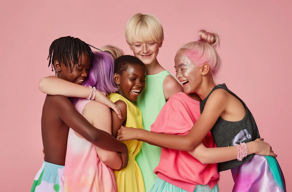 Joyful Group Hug