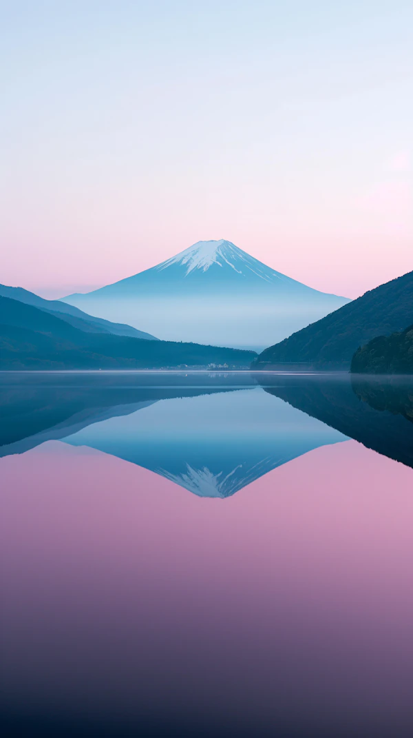Tranquil Reflections of Mount Fuji
