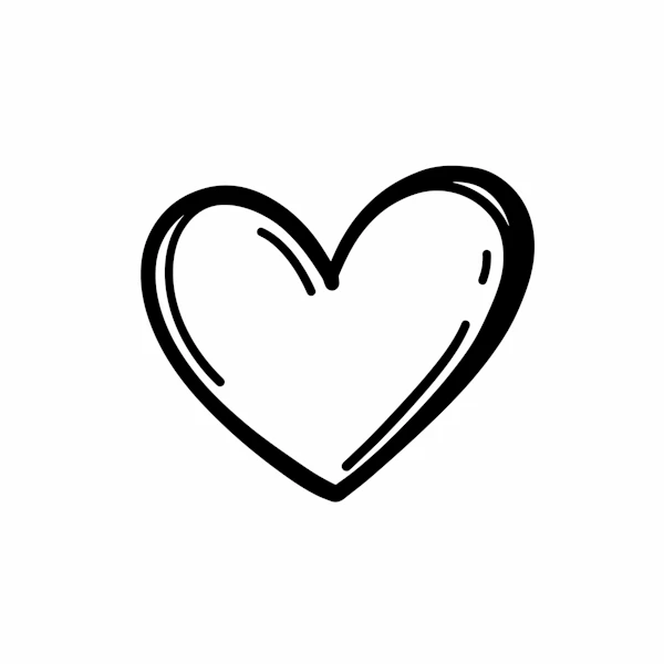 Minimalist Heart Art