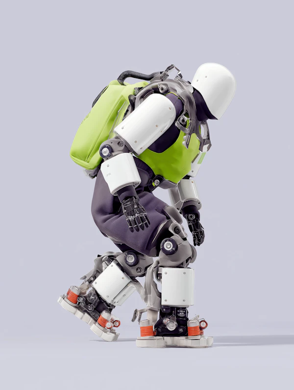 Futuristic Humanoid Robot