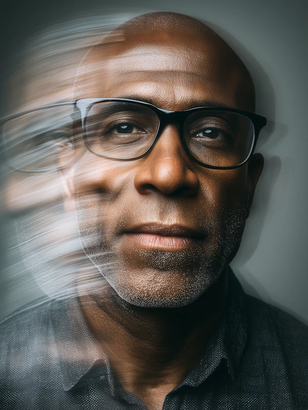 Portrait With Motion Blur