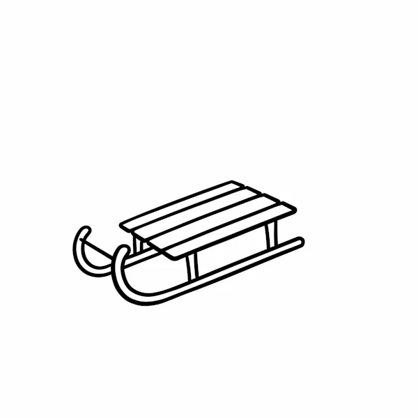 Traditional Sled Drawing