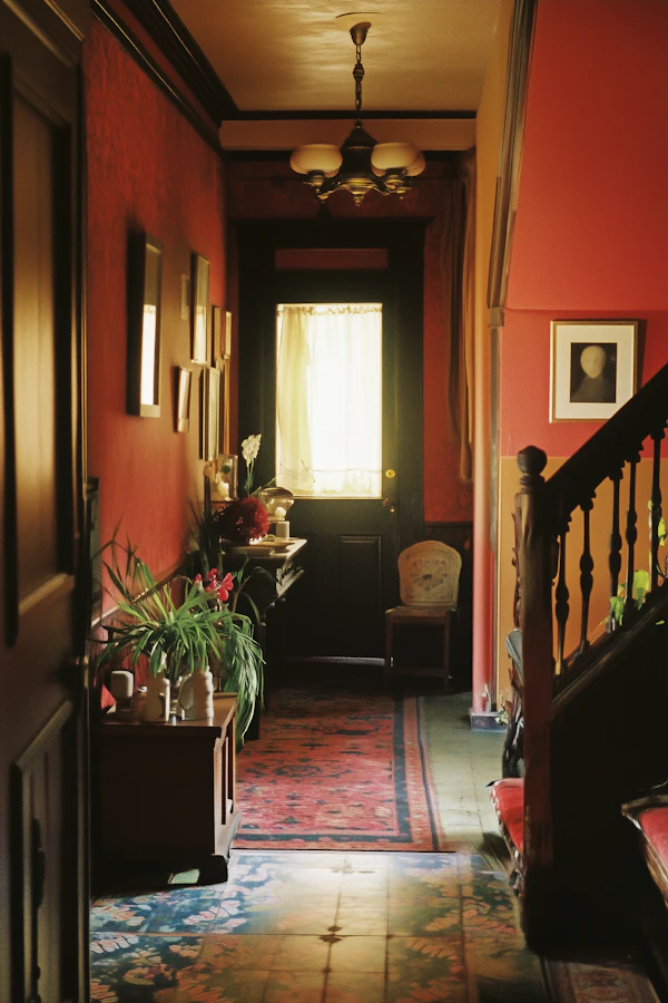 Warmly Lit Hallway