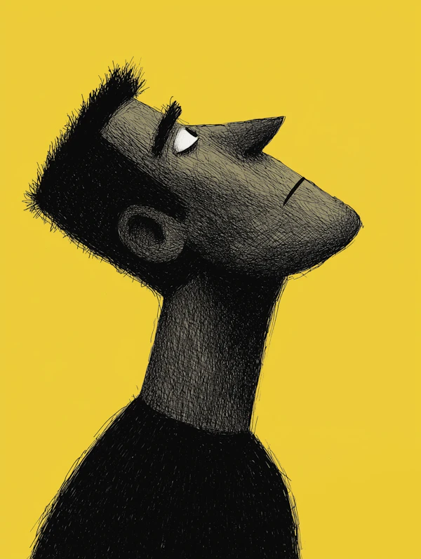 Stylized Human Figure Illustration