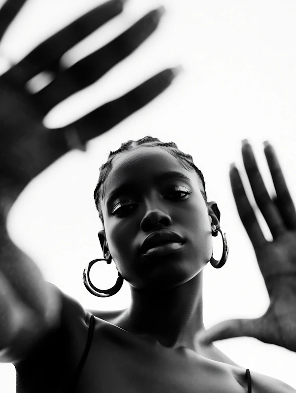 Black-and-White Portrait