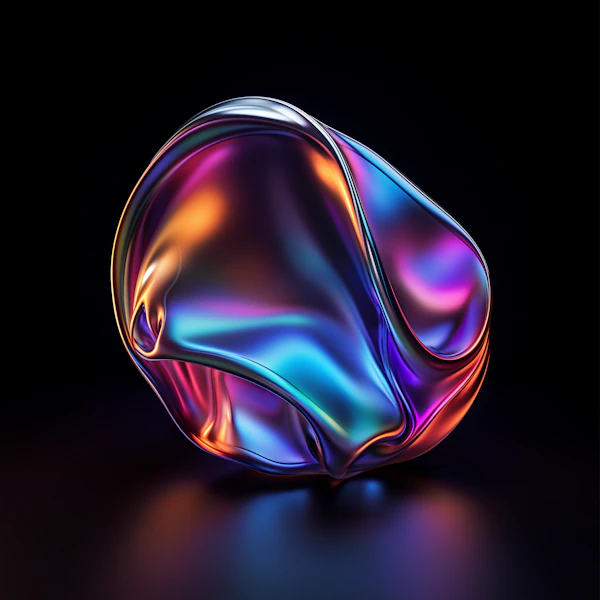 Iridescent Abstract Art
