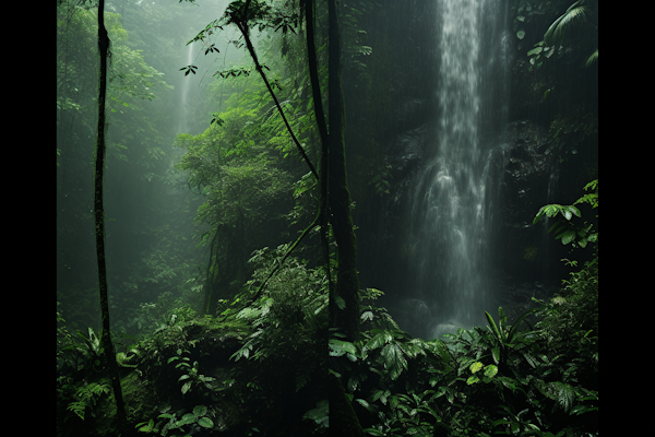 Verdant Waterfall Sanctuary