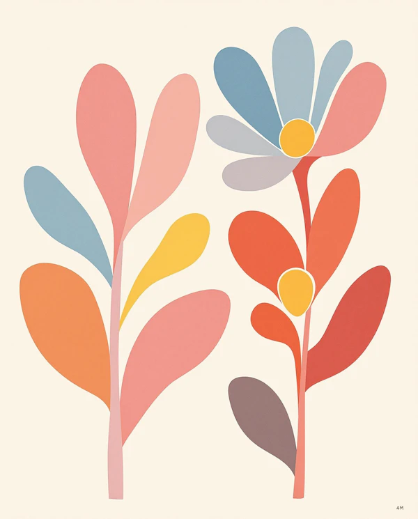 Minimalist Botanical Art