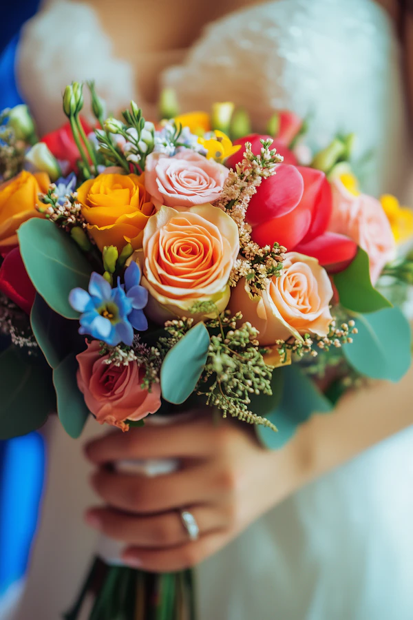 Bridal Bouquet with Ring