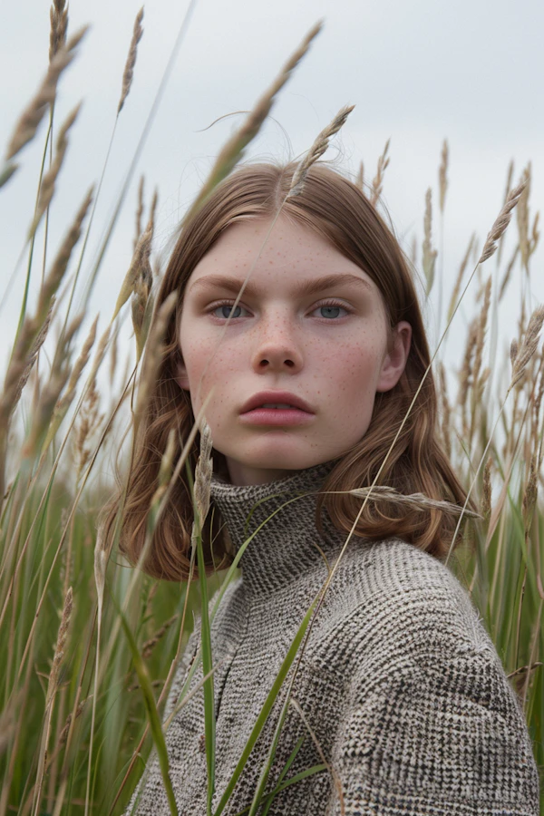 Serene Woman in Nature
