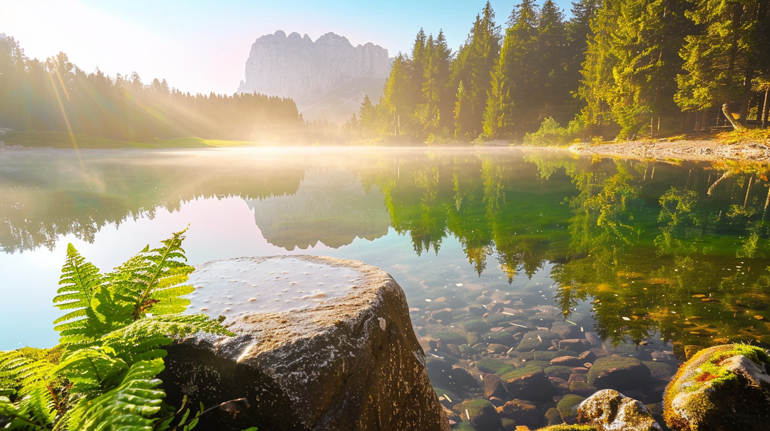 Serene Lake Landscape