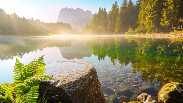 Serene Lake Landscape