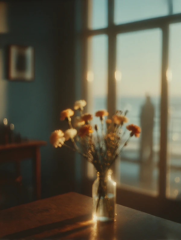 Sunlit Floral Serenity