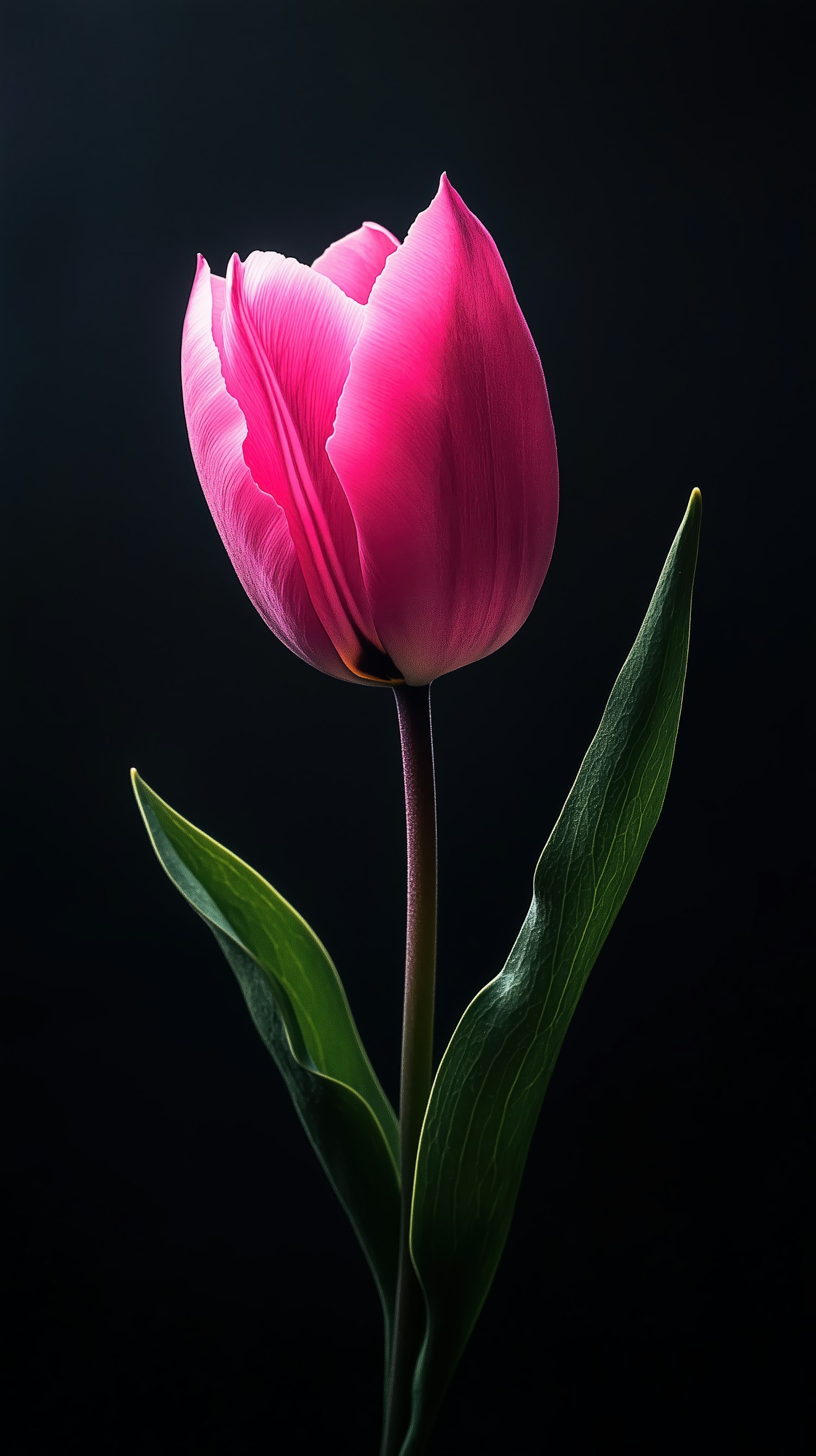 Vibrant Pink Tulip