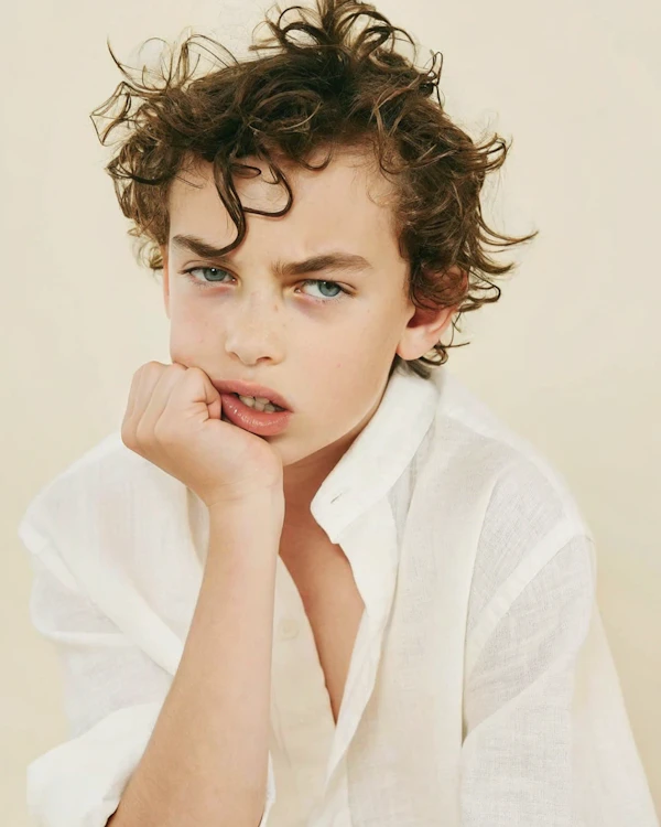 Pensive Boy Portrait