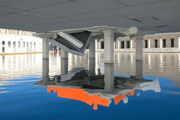 Surreal Water Reflection