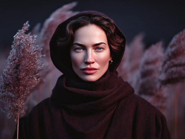 Serene Woman in Nature