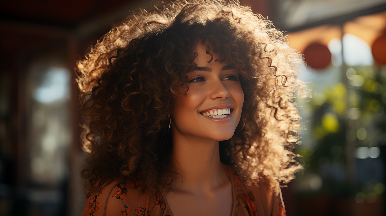 Joyful Woman in Natural Light