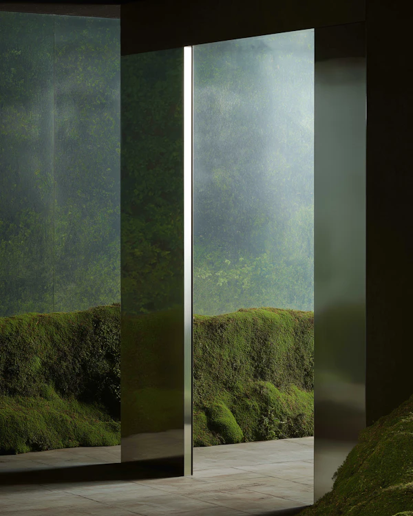 Modern Space with Moss