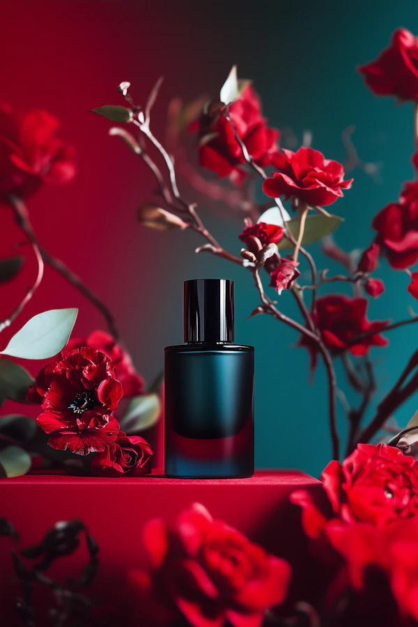 Perfume and Roses Display