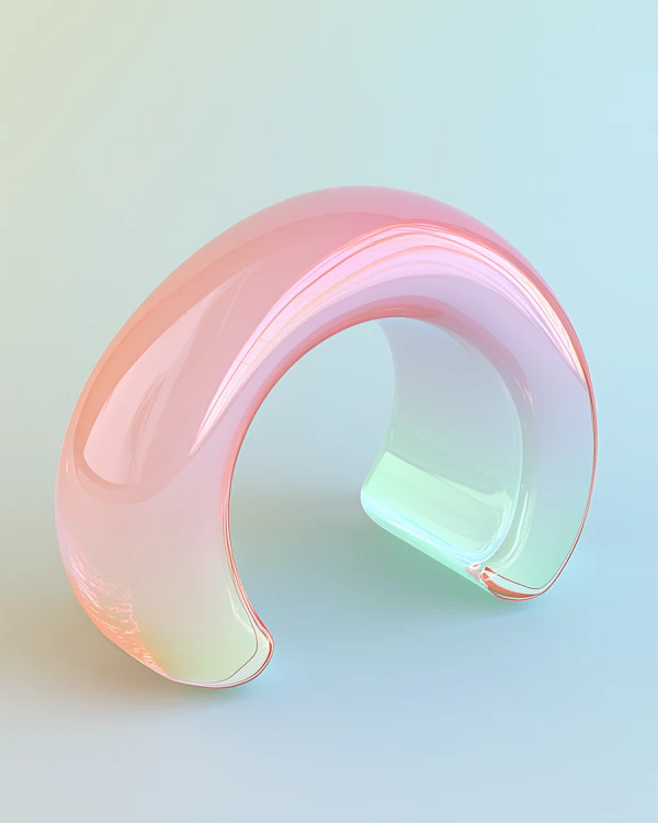 Futuristic Glass Loop