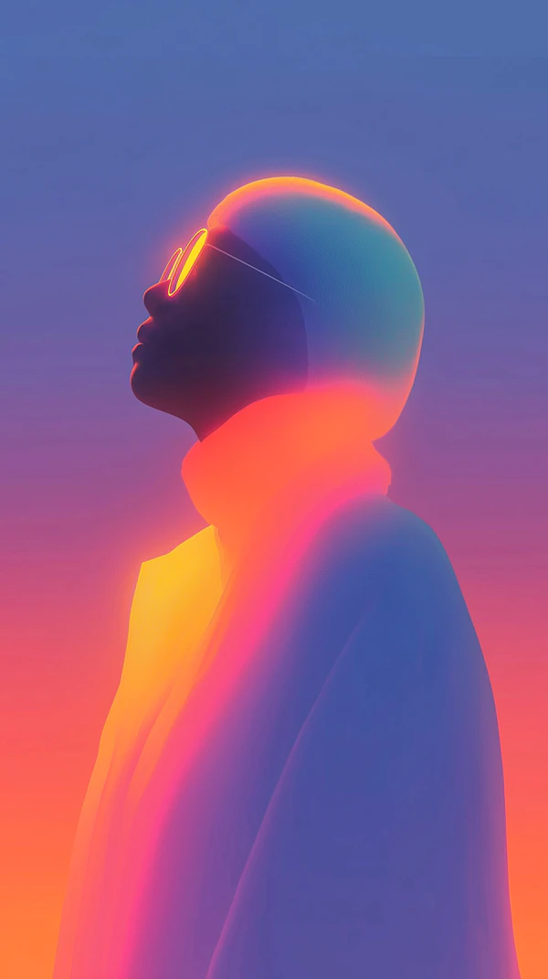 Neon Dream Portrait