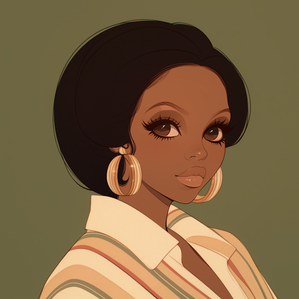 Stylized Woman Illustration