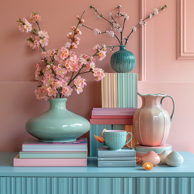 Serene Pastel Still Life