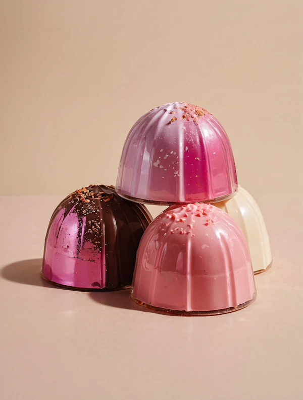 Elegant Dome Desserts