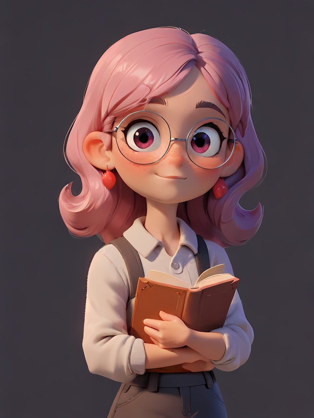 3D Girl Illustration